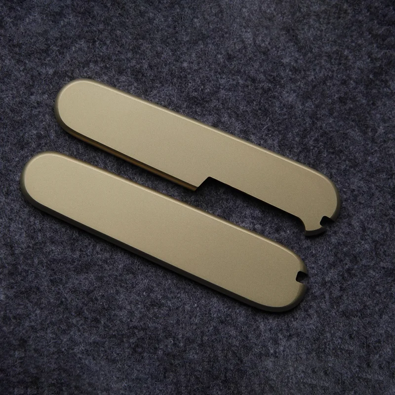 Imagem -03 - Material de Latão Folding Knife Handle Patches Escalas de 91 mm Facas do Exército Suíço Swissarmy Ball Pen Oxidação Faça Você Mesmo Par