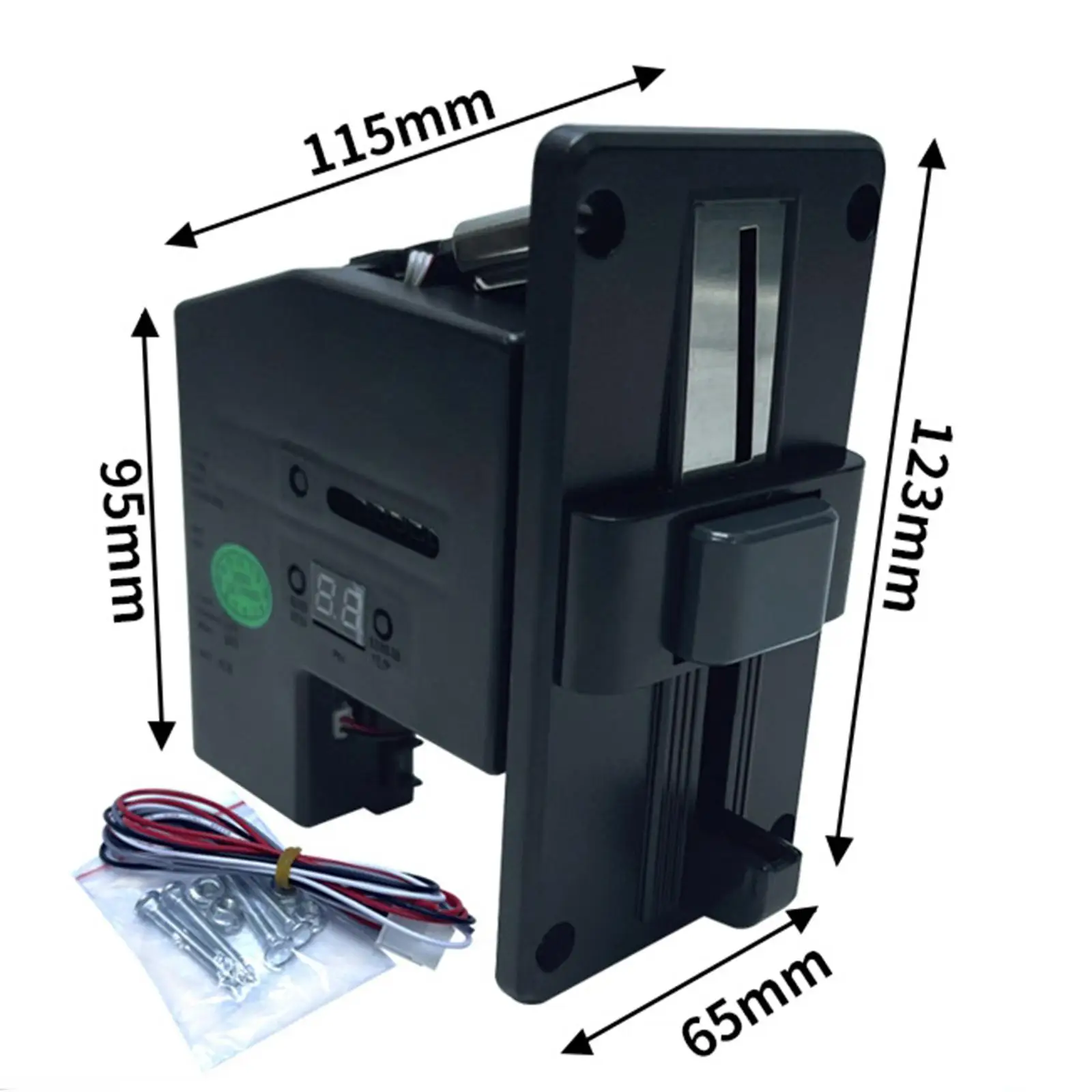 

Mechanism Vending Machines Coin Mech Arcade for Washing Machine Roll Down Coin Acceptor Comparable Multi Coins Acceptor Selector