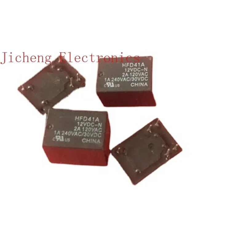 HFD41A-12V-N Relay 12V 5 Pin Brand New HFD41A 12VDC-N