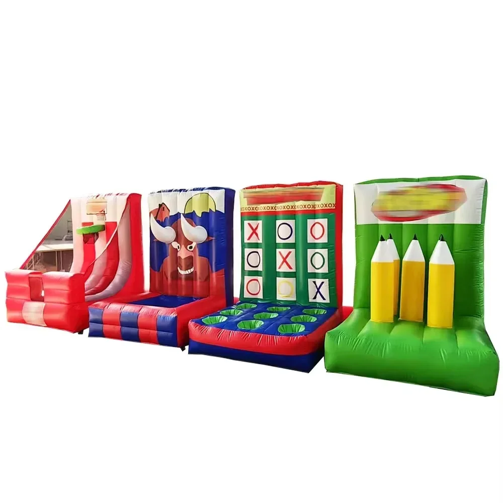 

4in1 Inflatable Carnival Games Activities Inflatable Games Children's Games