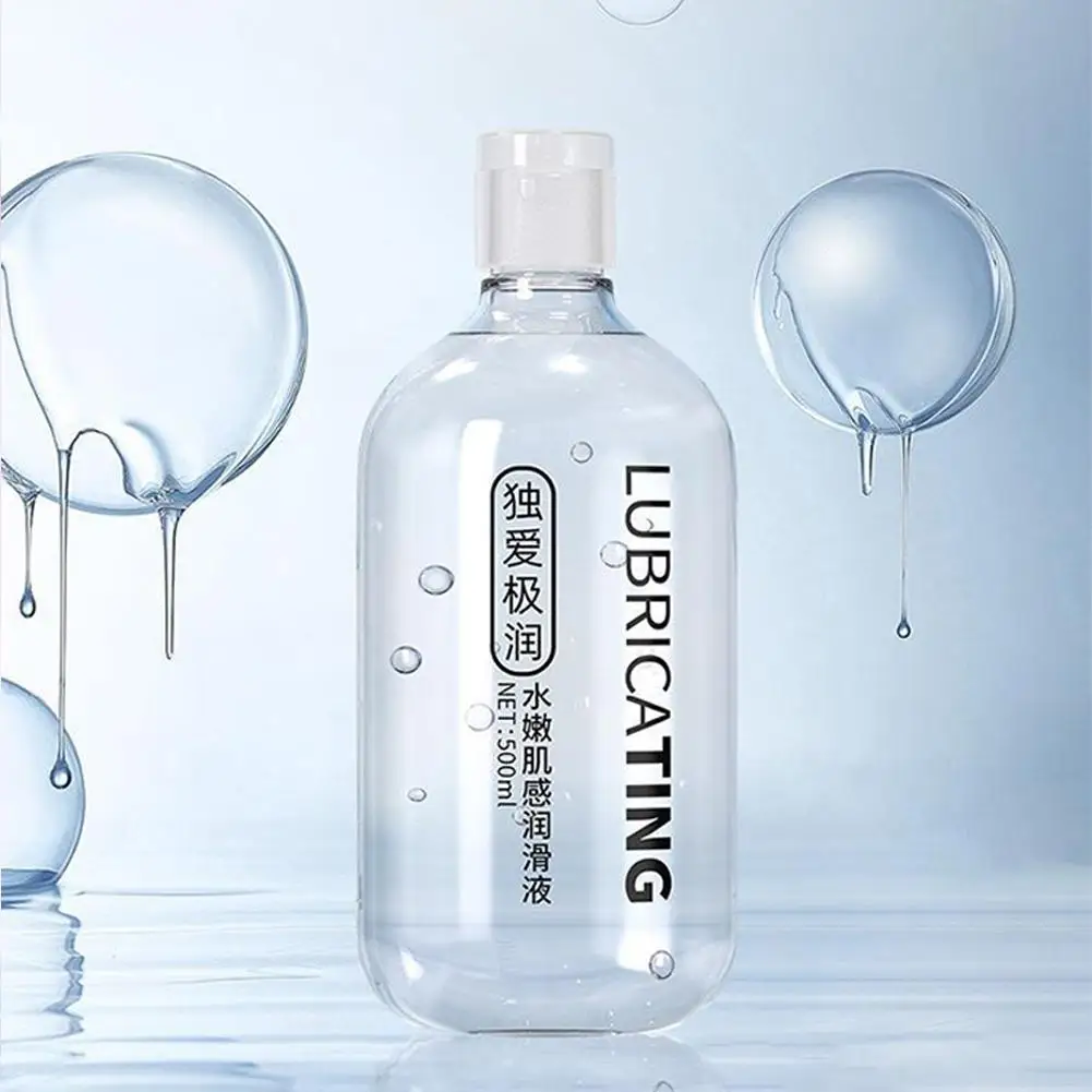 500ml Water-Based Lubricant Safe Vaginal Anal Sex Gel Vagina Pussy Lubrication Oil Wash-Free Long-Lasting Lube for Couples view 4