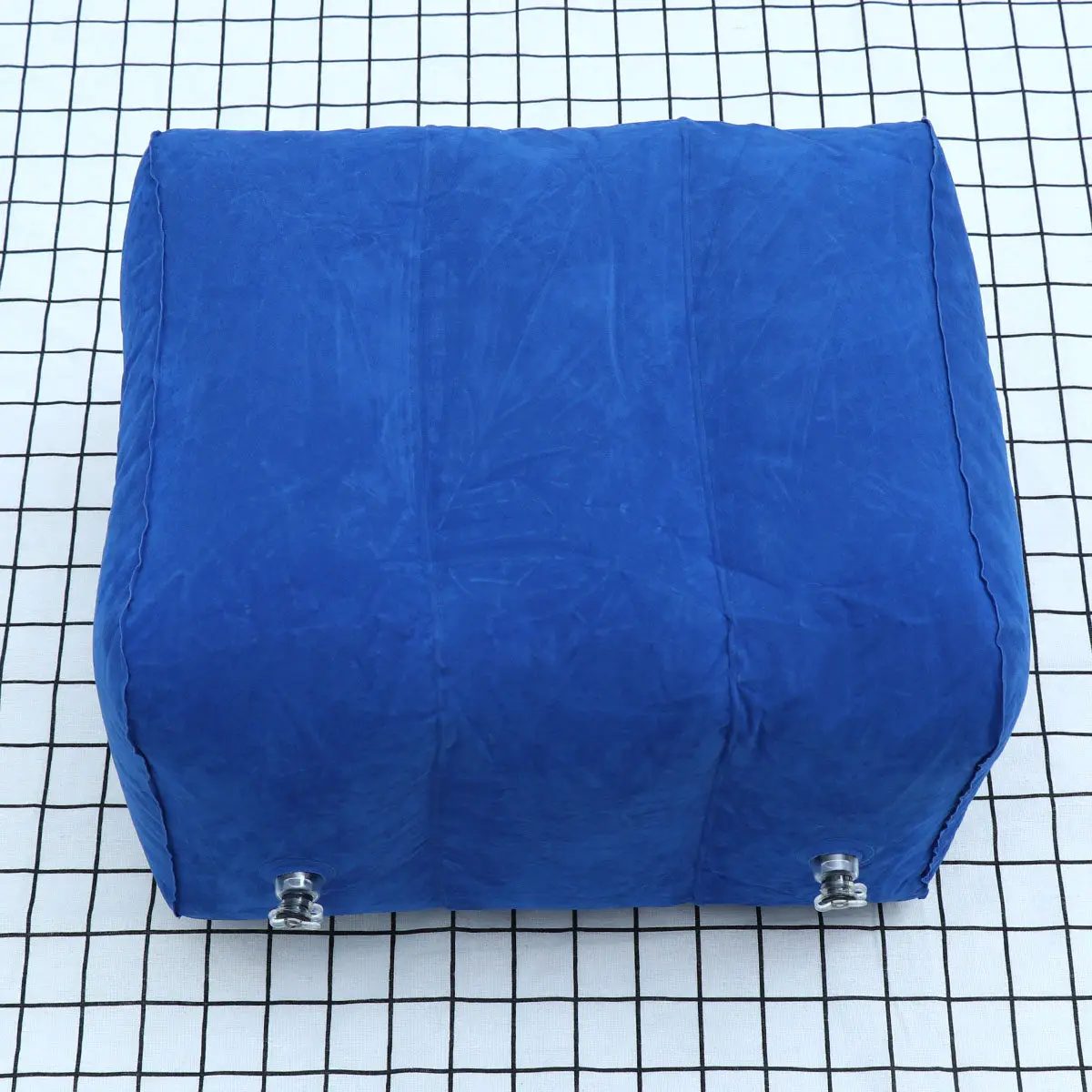 Inflatable Travel Foot Rest Pillow for Airplane, Portable Leg Elevator for Long Flights, Car, Office