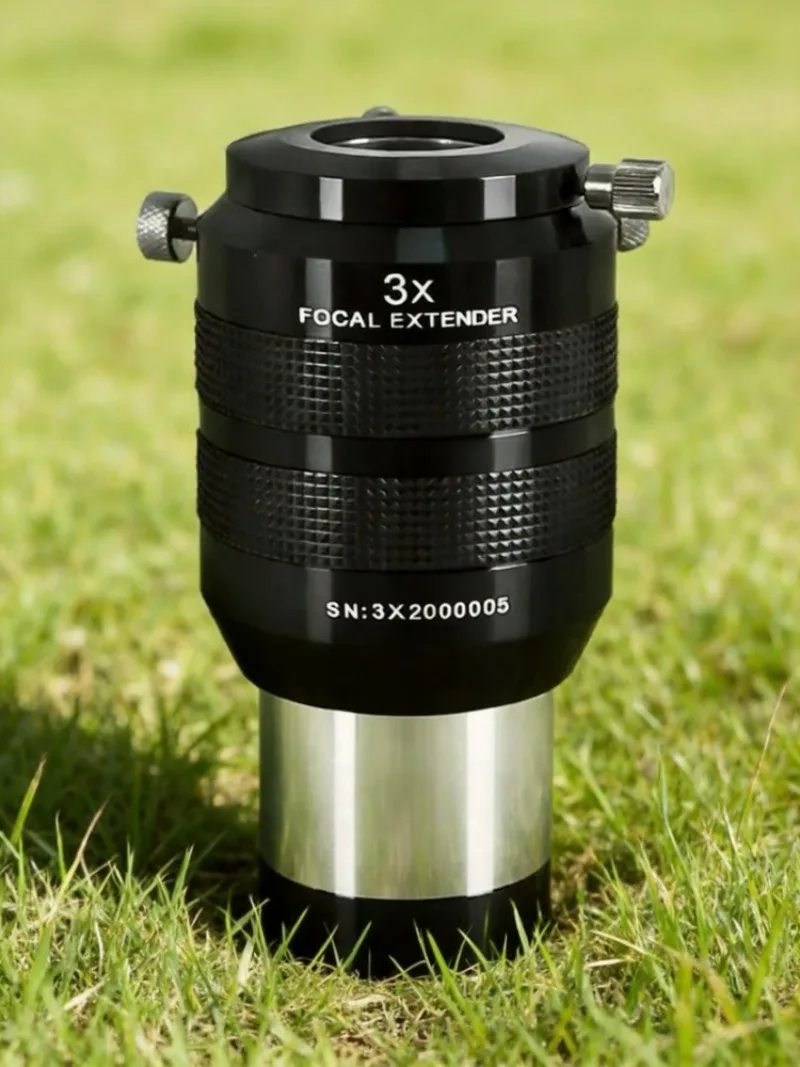 Maxvision 2X 3X Focal Extender Achromatic Barlow Lens Multi-Coated 2 Inch Barrel Telescope Accessory