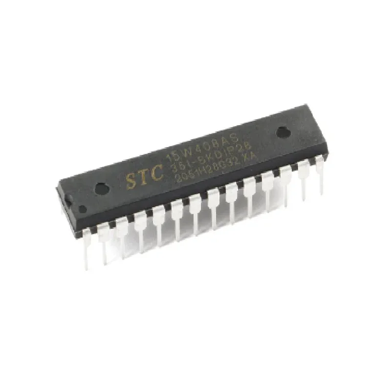 Microcontrolador de microordenador MCU SMD piezas 1T 8051, Chip único IC, STC15W408AS, STC15W408, 5 STC15W408AS-35I-SKDIP28