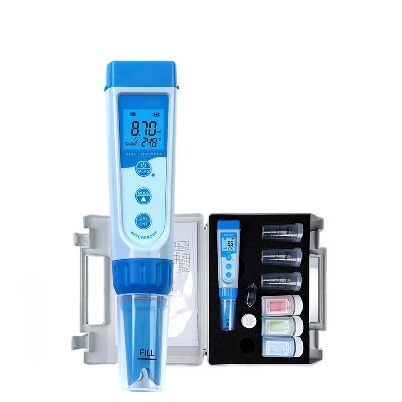 Hot-Selling 3 Color Backlit pH Tester Pocket Digital pH Meter Kit With Replaceable pH Sensor  for Hydroponics Pools