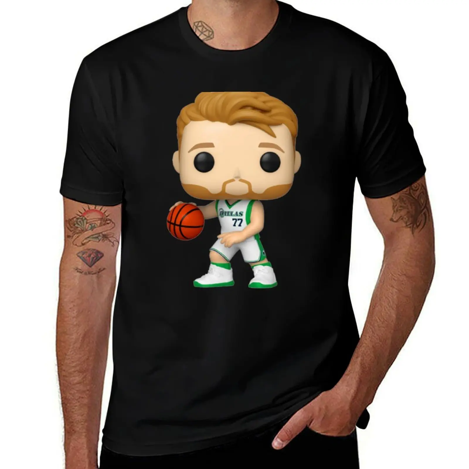 

Luka Doncic T-Shirt man t shirts for men men t shirt cotton 100% T-Shirt