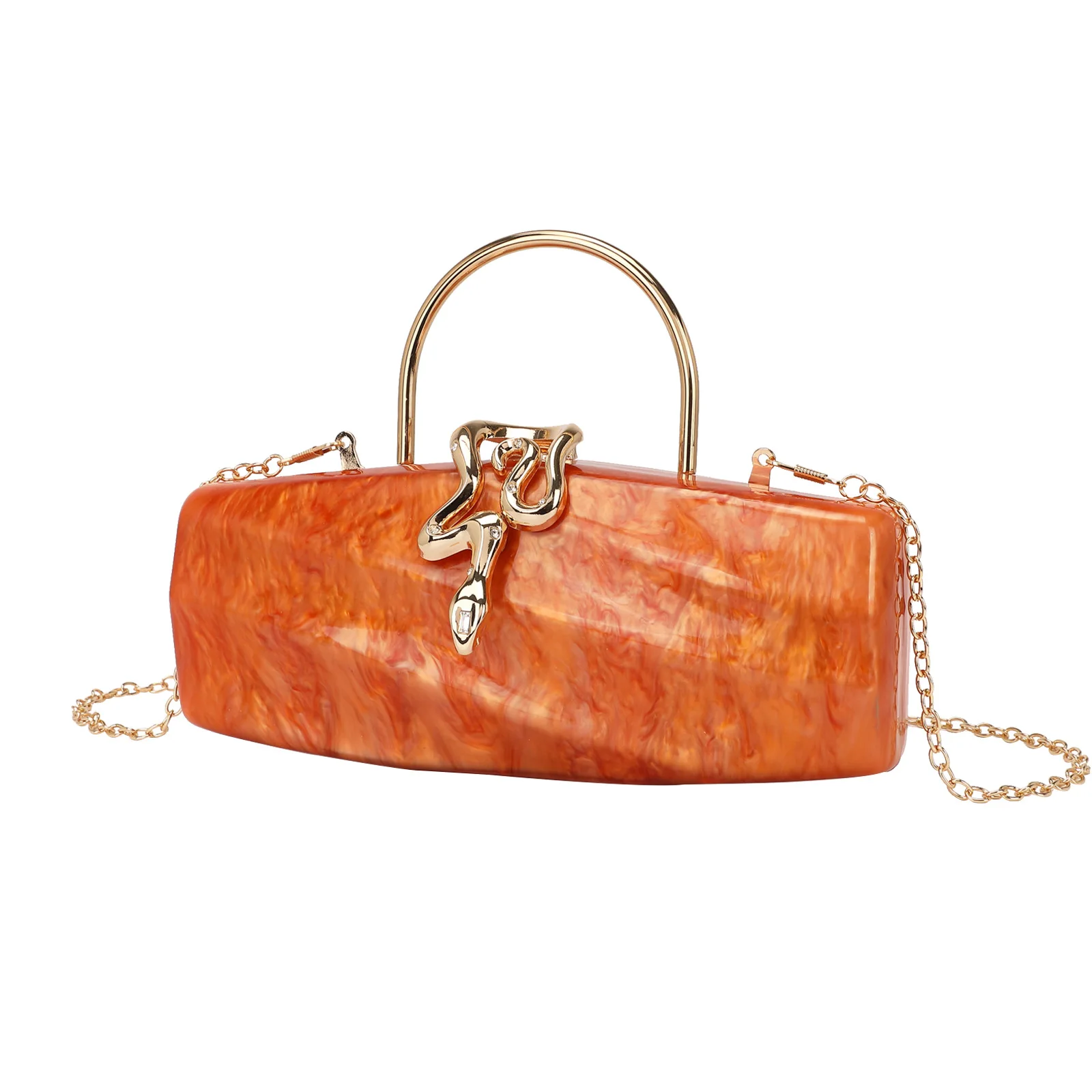 

Powder Mint Blue Women Acrylic Clutch Handbag Evening Bag Trendy Ladies Shoulder Crossbody Purse for Wedding Prom Cocktail Par