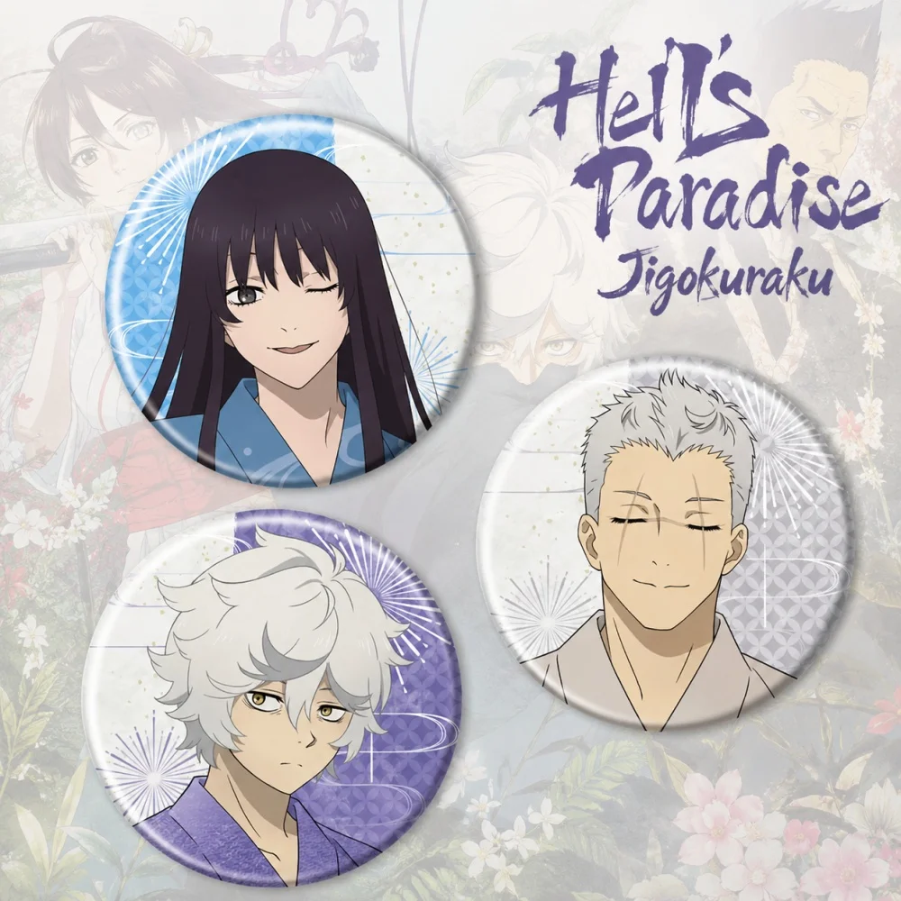 

Jigokuraku Hell's Paradise Gabimaru Acrylic Stand Keychain Anime Badge Pin Brooch Kawaii Itabag Backpack Accessories Toy Gift