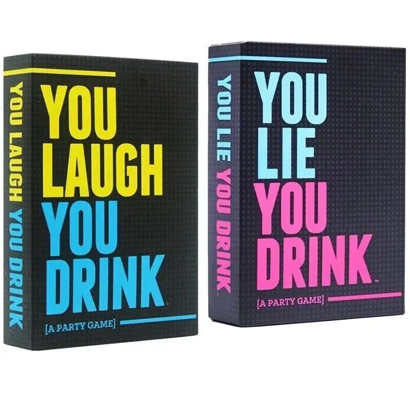 You Laugh/Lie Drink Friends Family Couple Drinking Game