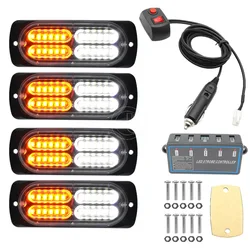 One-Trailer Four 96Led Warning Strobe Medium Net Trailer Warning Reminder Maintenance Light