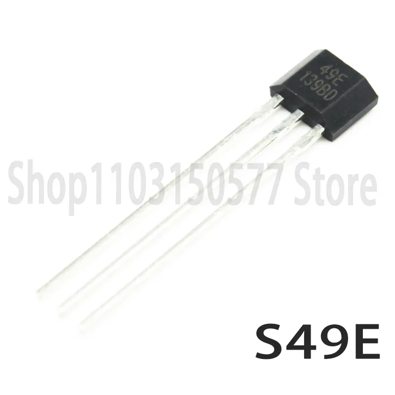 1 Stuk 49e Hall Sensor Oh49e S49e Ss49e Lineaire Hal Schakelelement To 92S Directe Invoeging