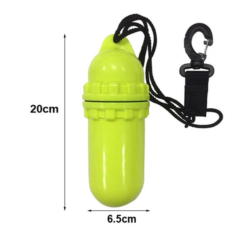 Heavy Duty Waterproof Dry Box Canister Dive Kayak Beach Storage Container Box With Snap Hook And Hanging Rope