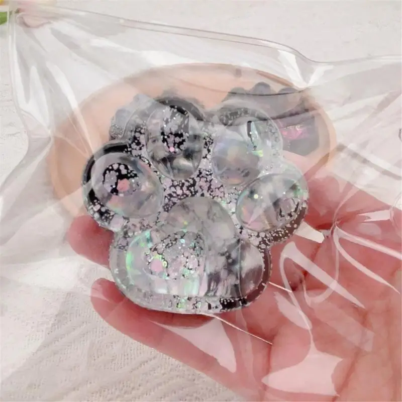 Glitters Cats Paws Squeeze Relax Toy Antistress Slow Rising Toy Goodie Bag Fillers L8RB