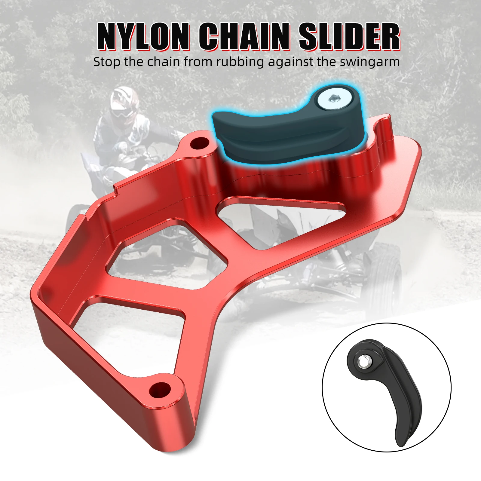 ヤマハラプター700用nicecncアルミ合金ケースセーバーチェーンガイド2006-2025 700 r 2009-2025 700 r se 2014-2025 1 s3-15421-00-00