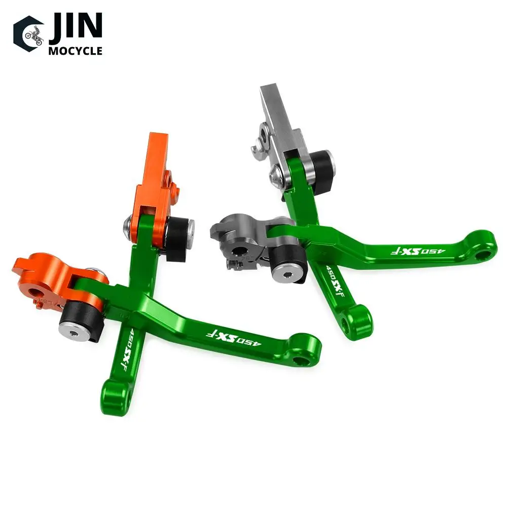 For 450SXF SX SXR 2003-2018 450 SXF 2019 2020 CNC Motocross Foldable Pivot Dirt Bike Brake Clutch Levers Cable Lever Handle Part