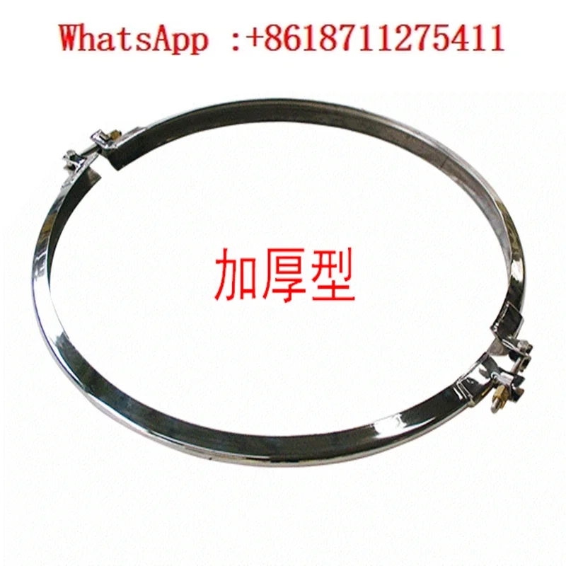 Stainless steel circular vibrating screen large bundle ring clamp rotary vibrating screen clamp lock ring lock clamp