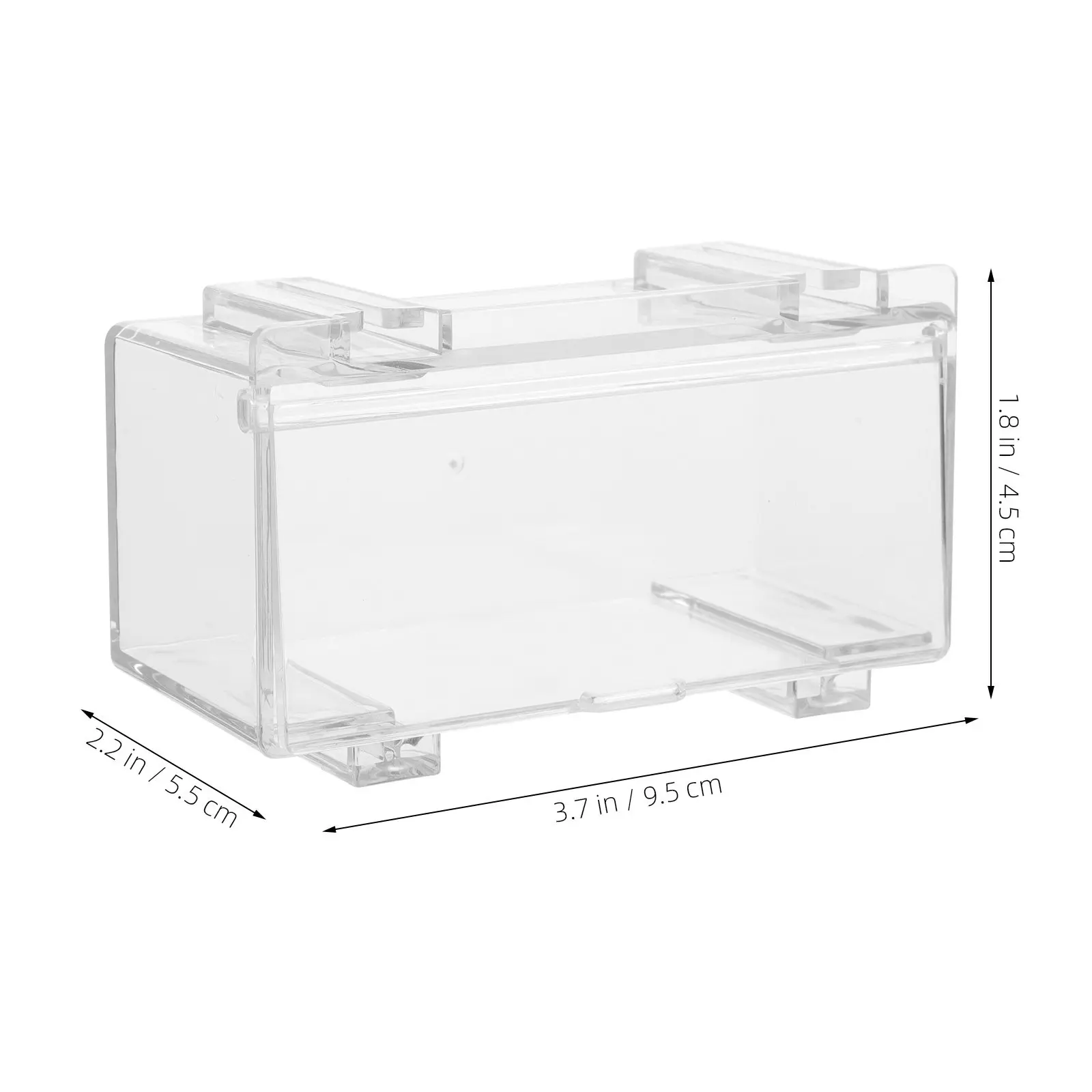Plastic Display Case Clear for 1:64 Scale Car Storage Compact Dustproof Showcase Countertop Car Display Box - view 4