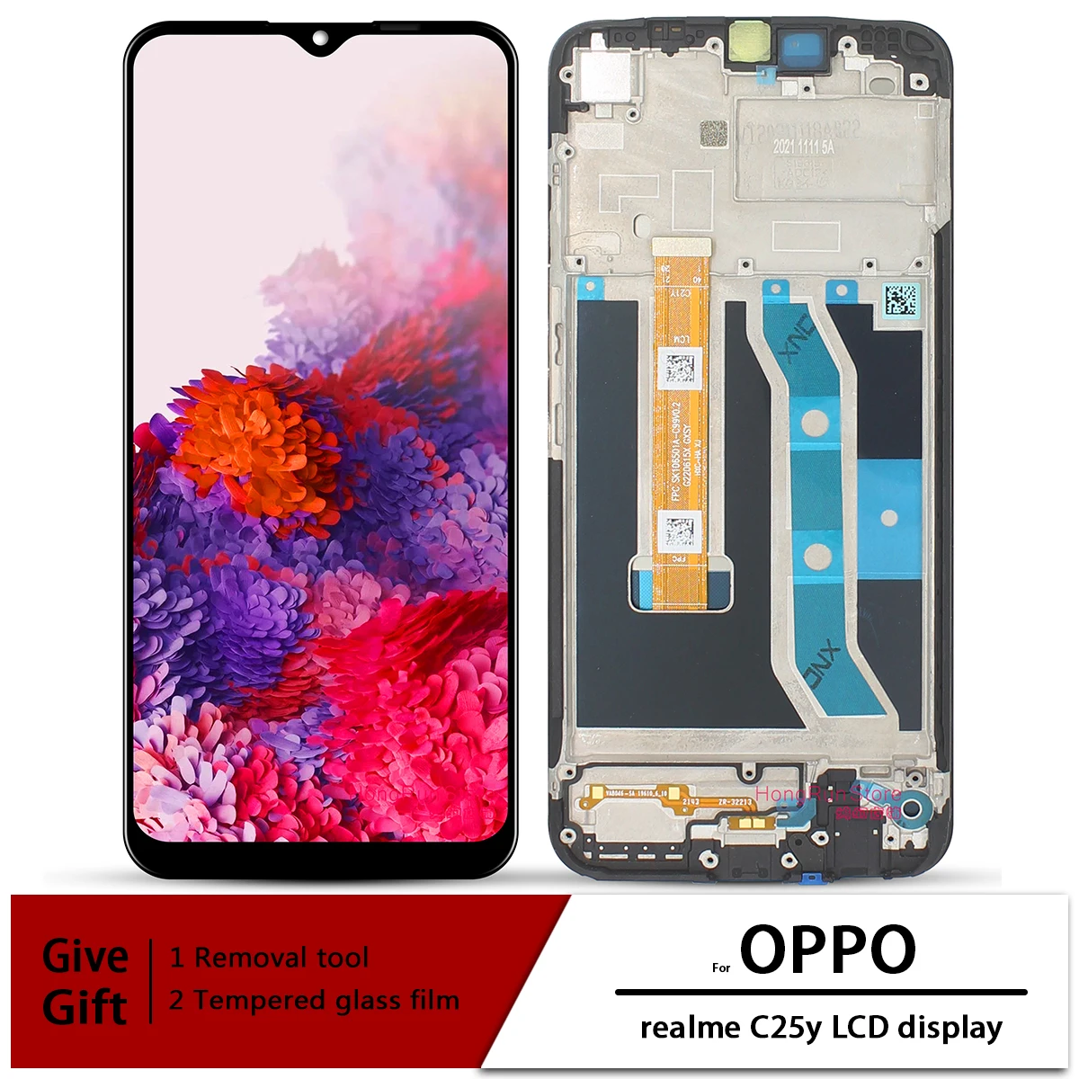 For OPPO Realme C21Y RMX3261 LCD Display Touch Screen Digitizer Assembly For oppo Realme C25Y RMX3265 RMX3268 RMX3269 LCD