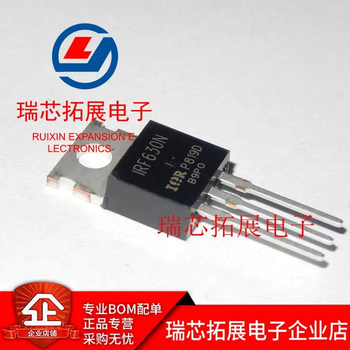 

30pcs original new IRFS630B IRF630B IRF630 TO-220F MOS plastic field effect transistor