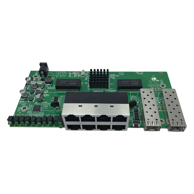 

GPON/EPON ONU Solution 8 port Managed 10/100/1000M Ethernet Reverse PoE Switch with Fiber SFP