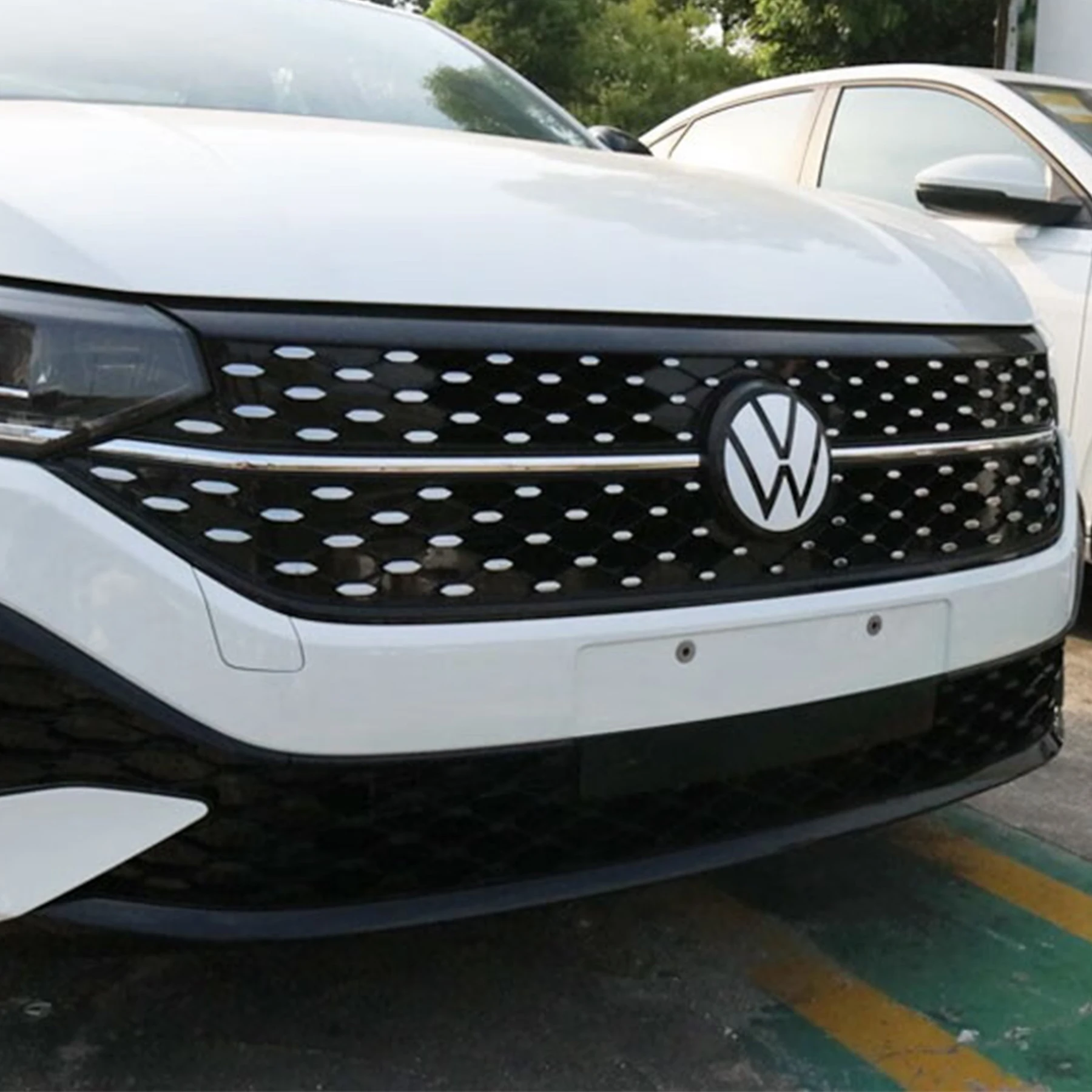 Car Front Radiator Grille Logo Cover Rear Trunk Lid Stickers For VW Volkswagen Golf 7 mk7 6 mk6 7.5 8 mk8 Variant Polo 2013-2023