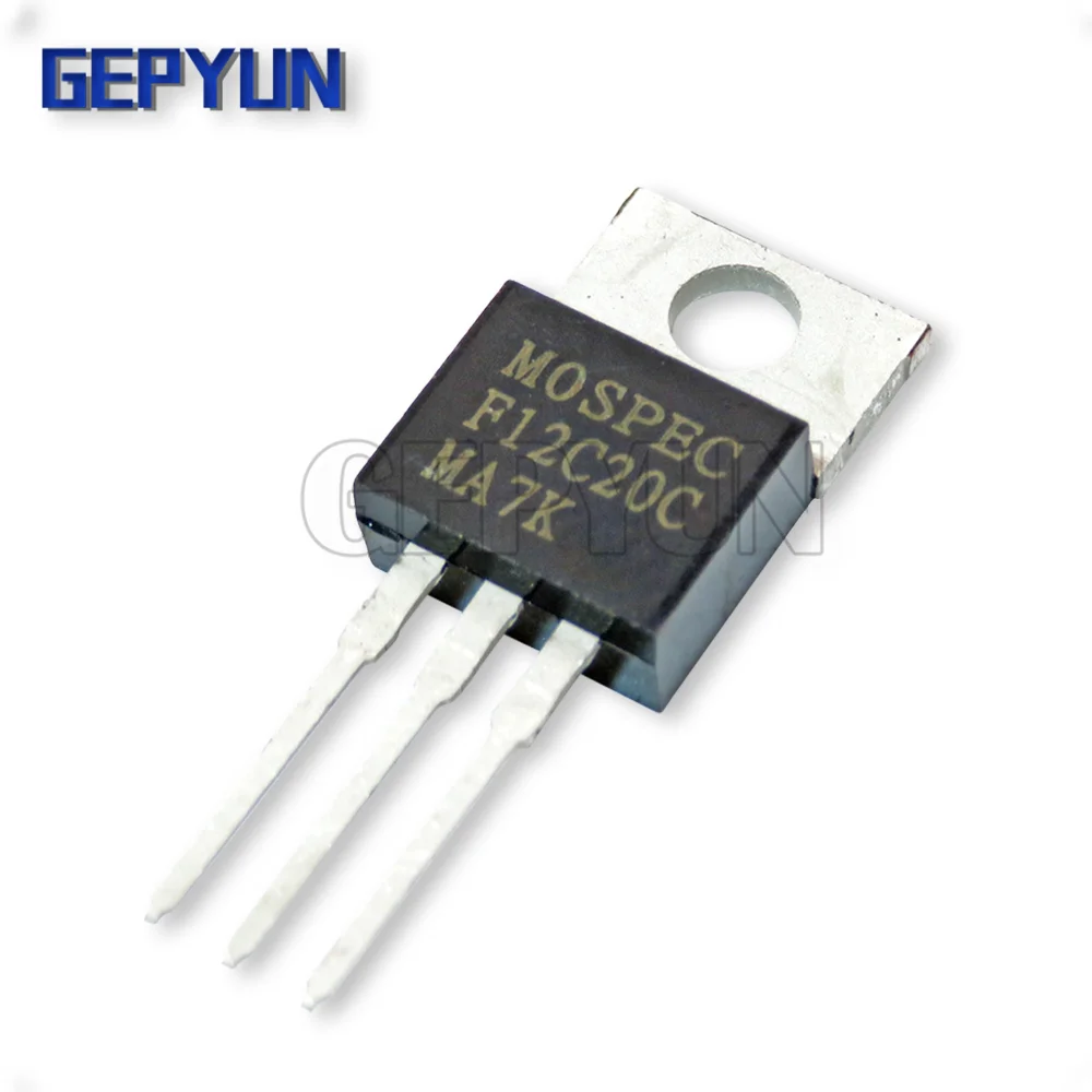 10PCS Fast recovery diode MOSPEC  F12C20A TO220 F12C20 F12C20C TO-220 12C20 12C20A