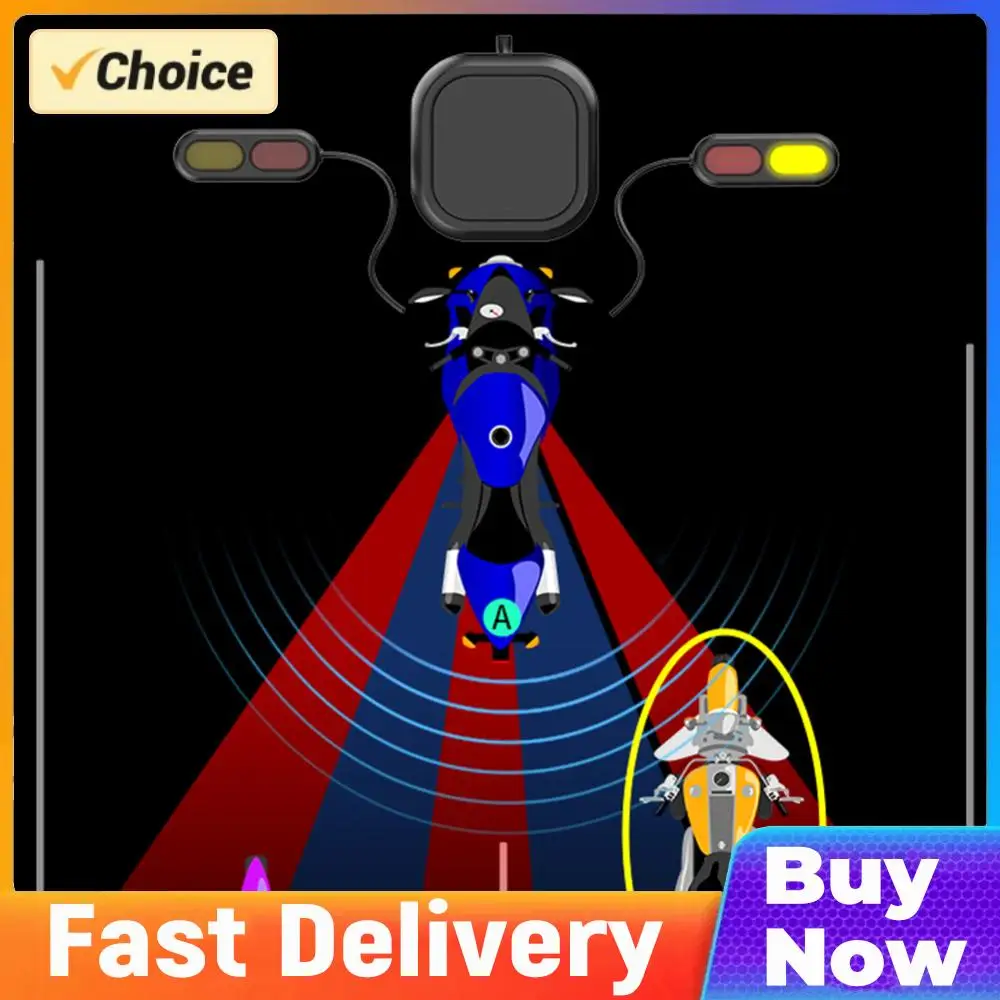 

Universal Wave Sensor Lane Change Assist System Lane Change Warning Safety System BSD System for All Motorcycles Accessories