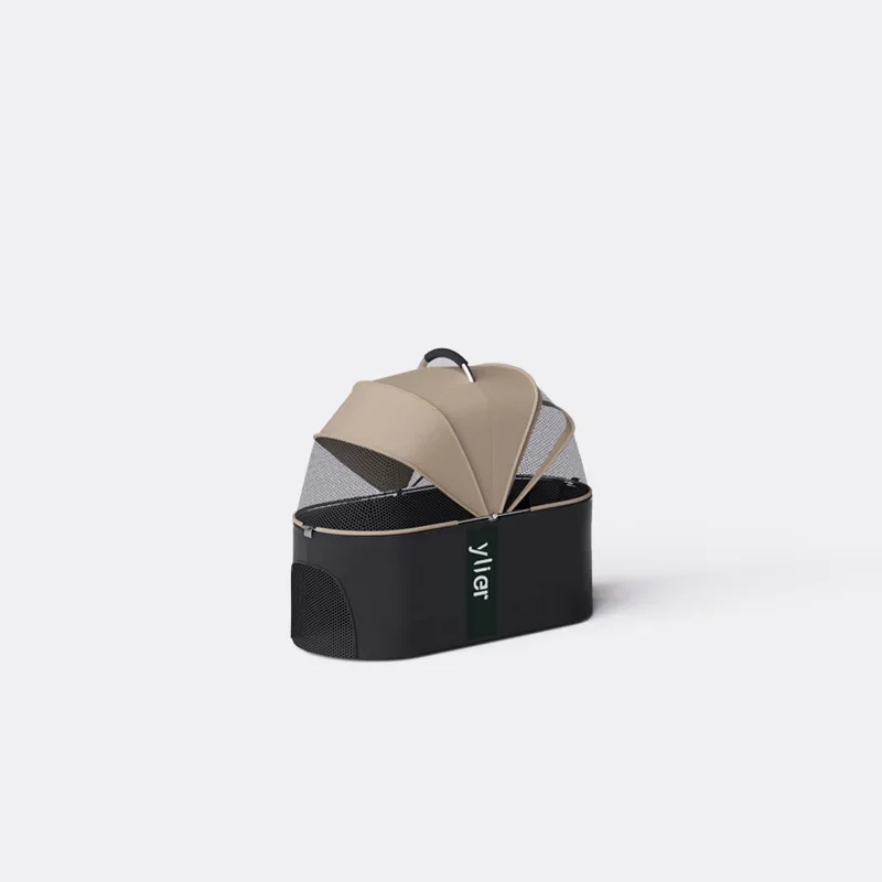 2024 ใหม่กลางแจ้งที่ถอดออกได้ล้างทําความสะอาดได้ Multifunctional Luxury Pet รถเข็นเด็กแบบพกพา Travel สัตว์เลี้ยงแบกตะกร้า