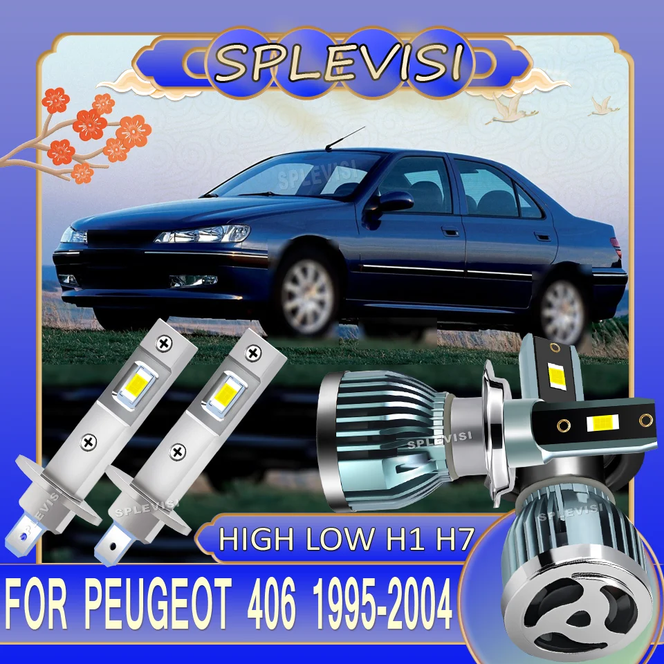 

Quality Assurance headlight hi/low beam LED Durable Materials For Peugeot 406 1995 1996 1997 1998 1999 2000 2001 2002 2003 2004