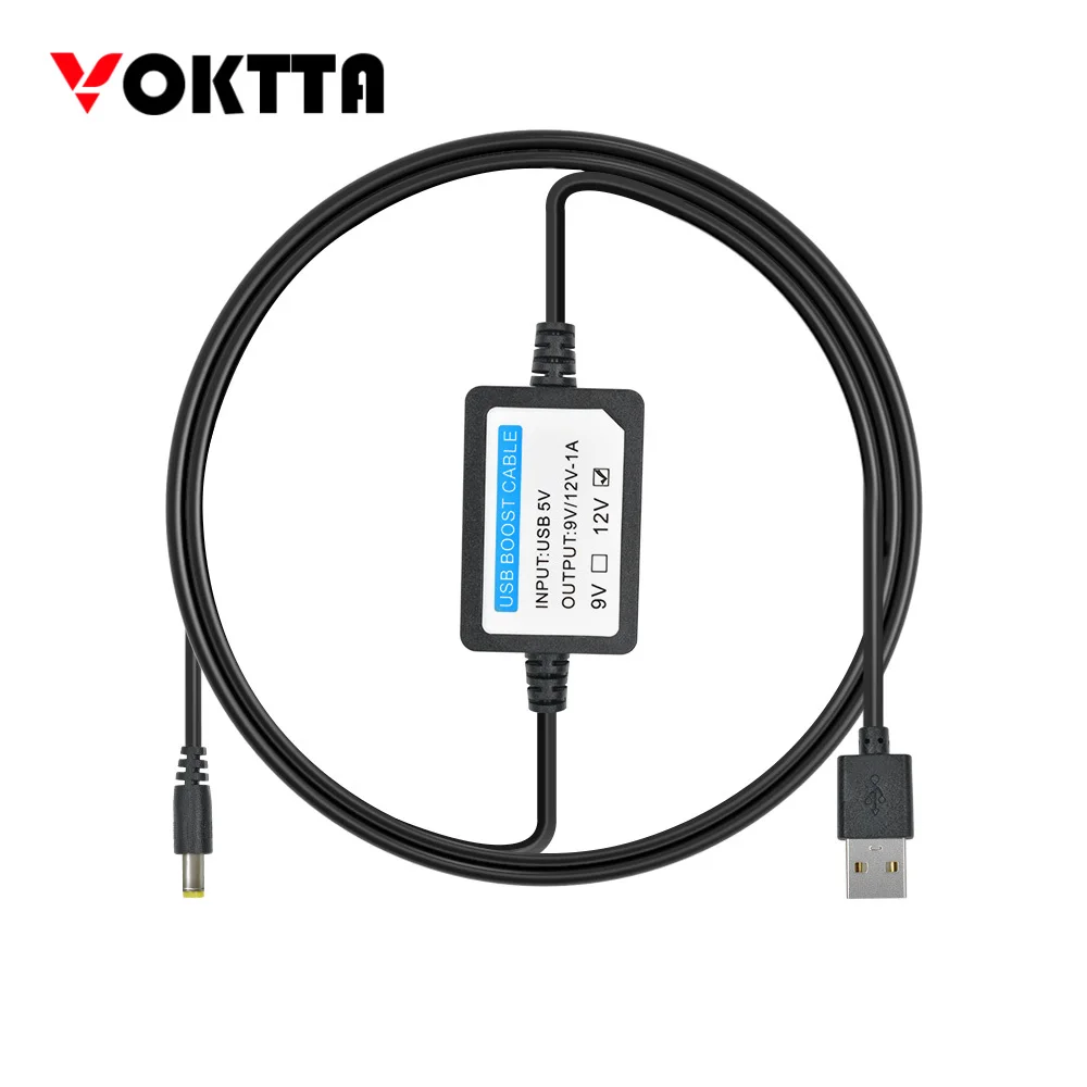 Mobile Power 5V To 12V Boost Cable 1 Meter Power Cable Usb Boost Cable Easy Conversion Voltage Conversion Module