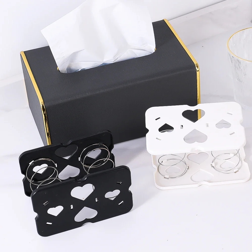 Paper Drawer Spring Holder Inside Tissue Bottom Tray Support Artifact Lifting Elastic 2 Color Pop-Ups Lift The Paper Towel Tray