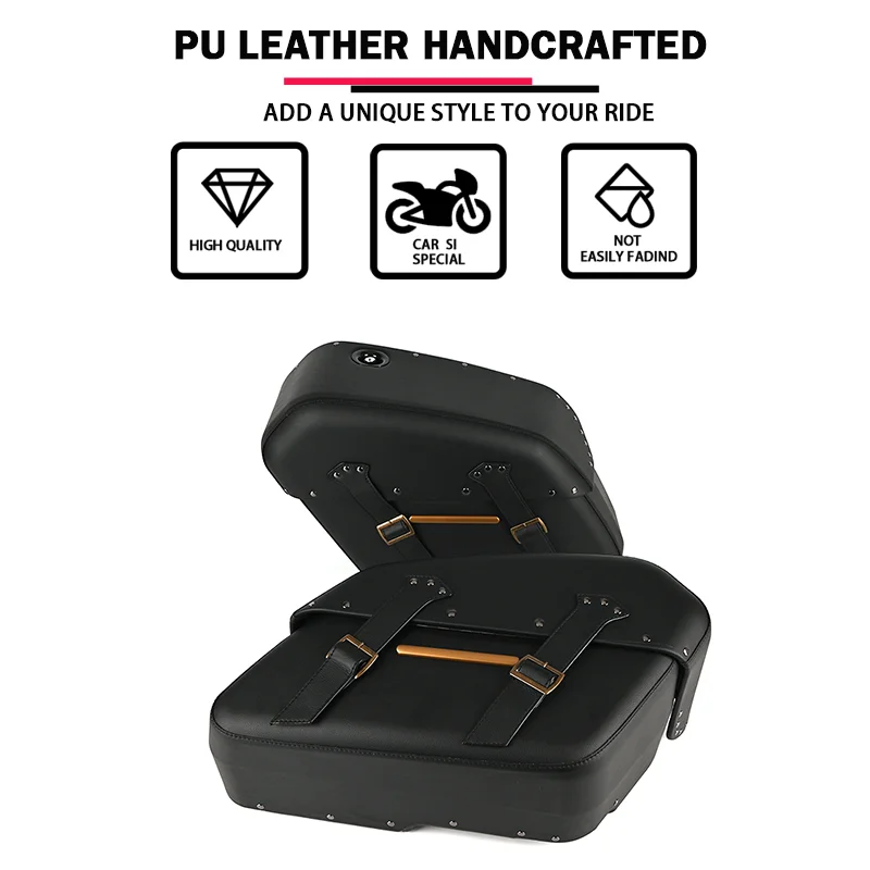 R18 Motorcycle Hard Saddlebag Saddle Bags 2840 Cubic Inch Fits For BMW R18 100 Years R 18 Classic 2020-2024 2023