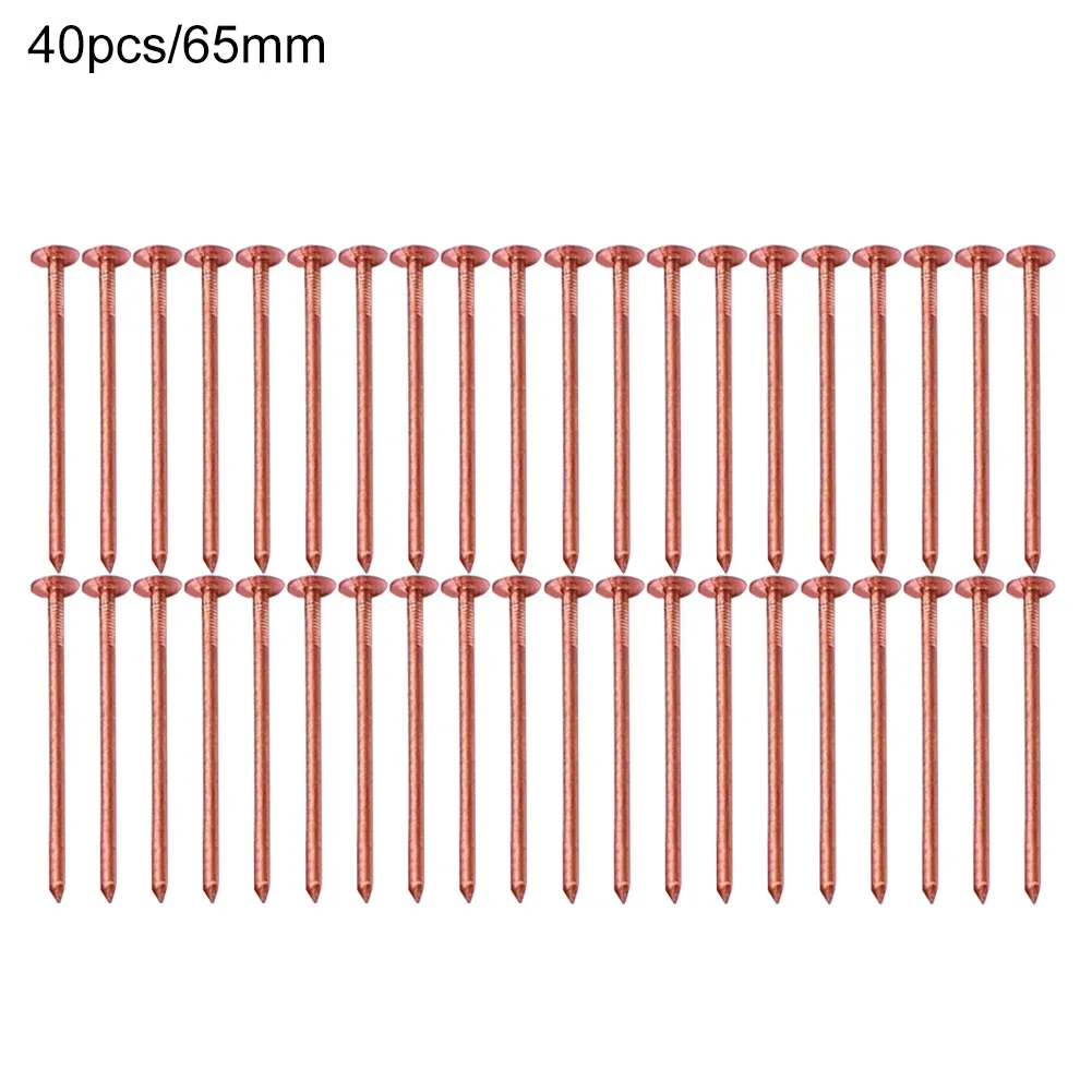 20PCS Copper Nails for Tree Stump Identification Efficient Root Damage Easy Installation for Stump Removal Projects