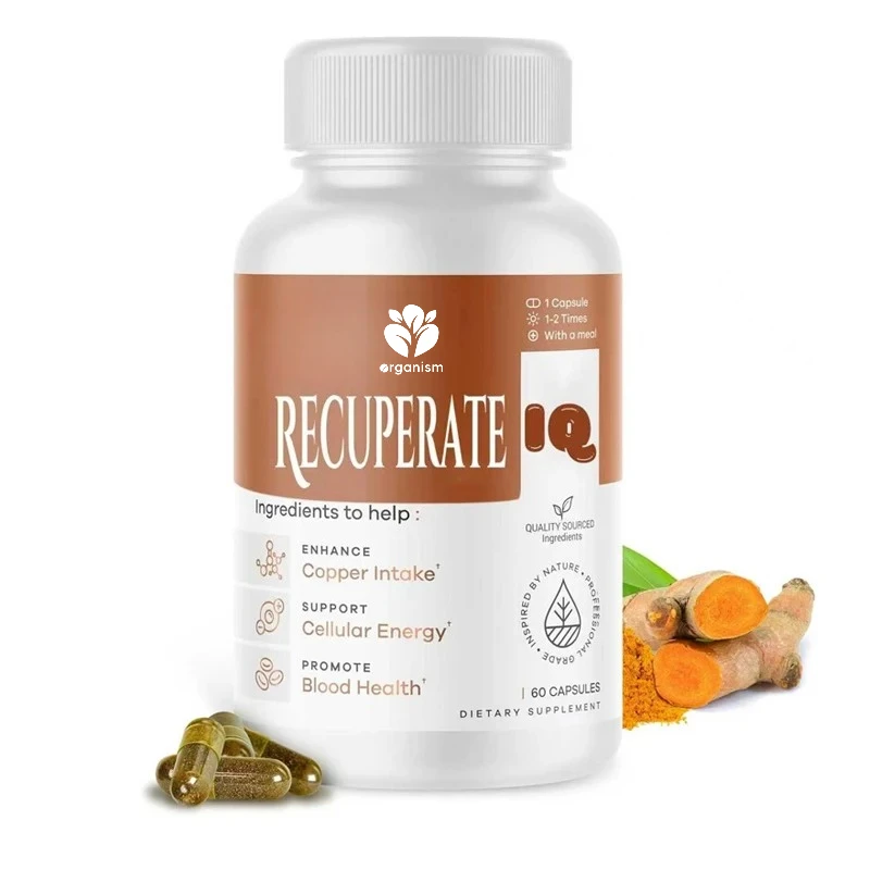 

5-in-1 copper supplement containing copper bisglycinate - easy to swallow 2mg capsule - high absorption, enhances energy