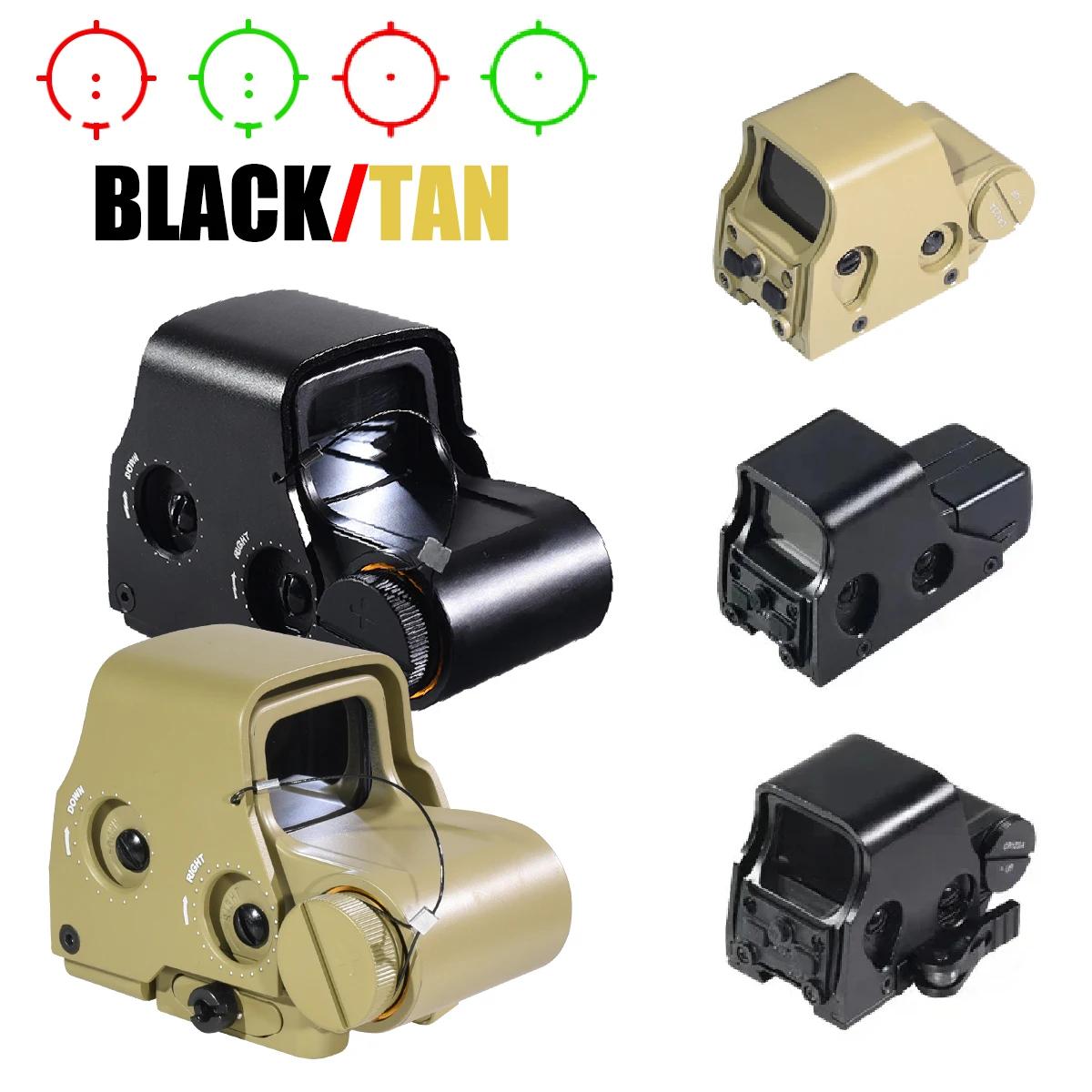 558 البصر المجسم 553 551 نطاق النقطة الحمراء 556 تكتيك الادسنس الصيد كوليماتور الأحمر الأخضر نقطة البصر 20 مللي متر الإفراج السريع جبل