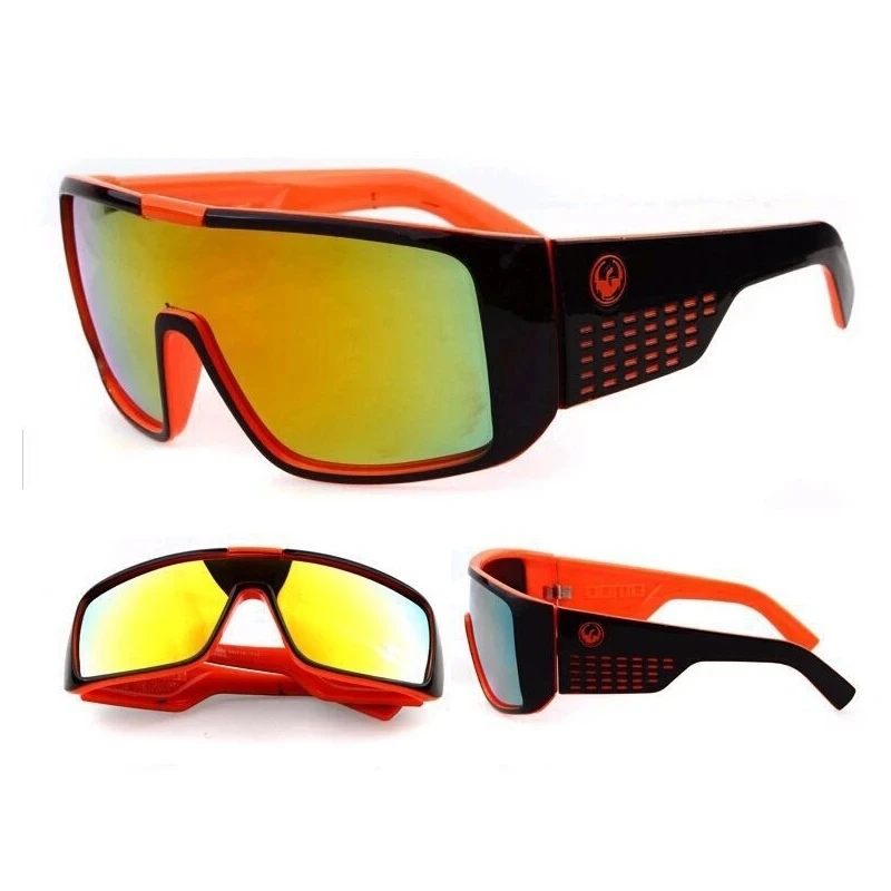 OCYCO Brand Designer Dragon Sunglasses Men Women Square Driving Sun Glasses for Men Hiking Fishing Sport Goggles Eyewear