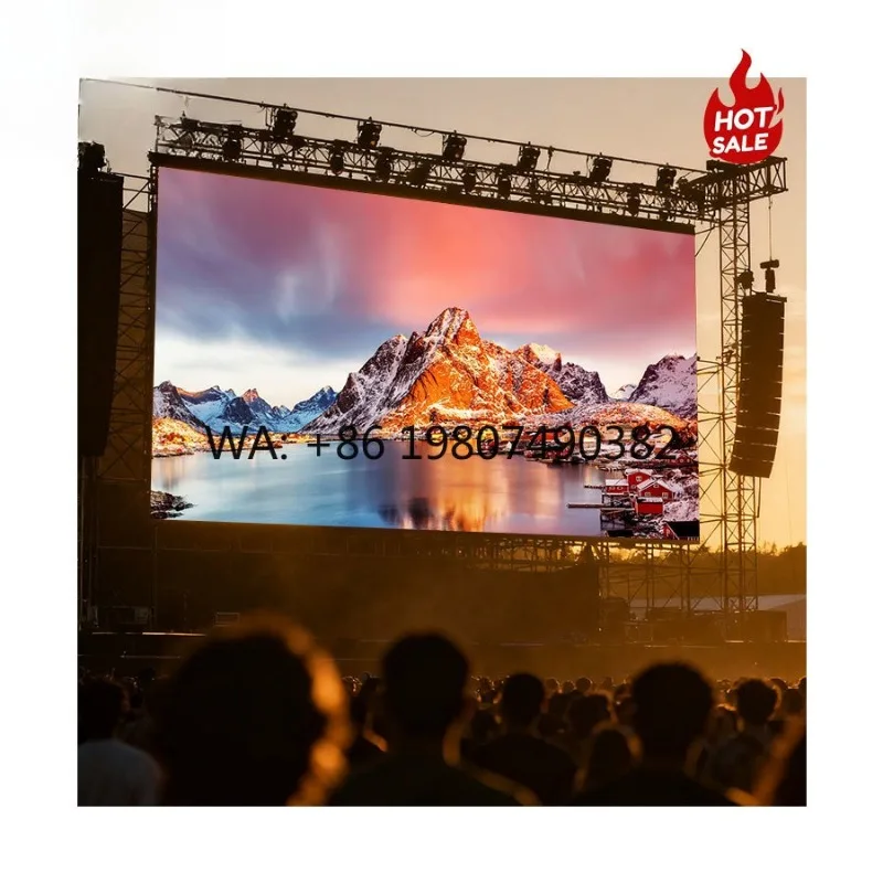 

500x500 500x1000mm Indoor Rental LED Screen P2.6 P3.91 Full Color Stage Video Wall Large Display Panel For Concert Live Events
