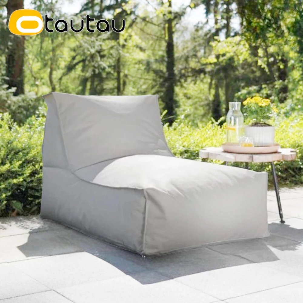 OTAUTAU Outdoor Oxford Zitzakhoes Zwemmen Zwembad Float Lounger Beach Club Poef SF505 【Geen vulmiddel! U moet het zelf opvullen!】