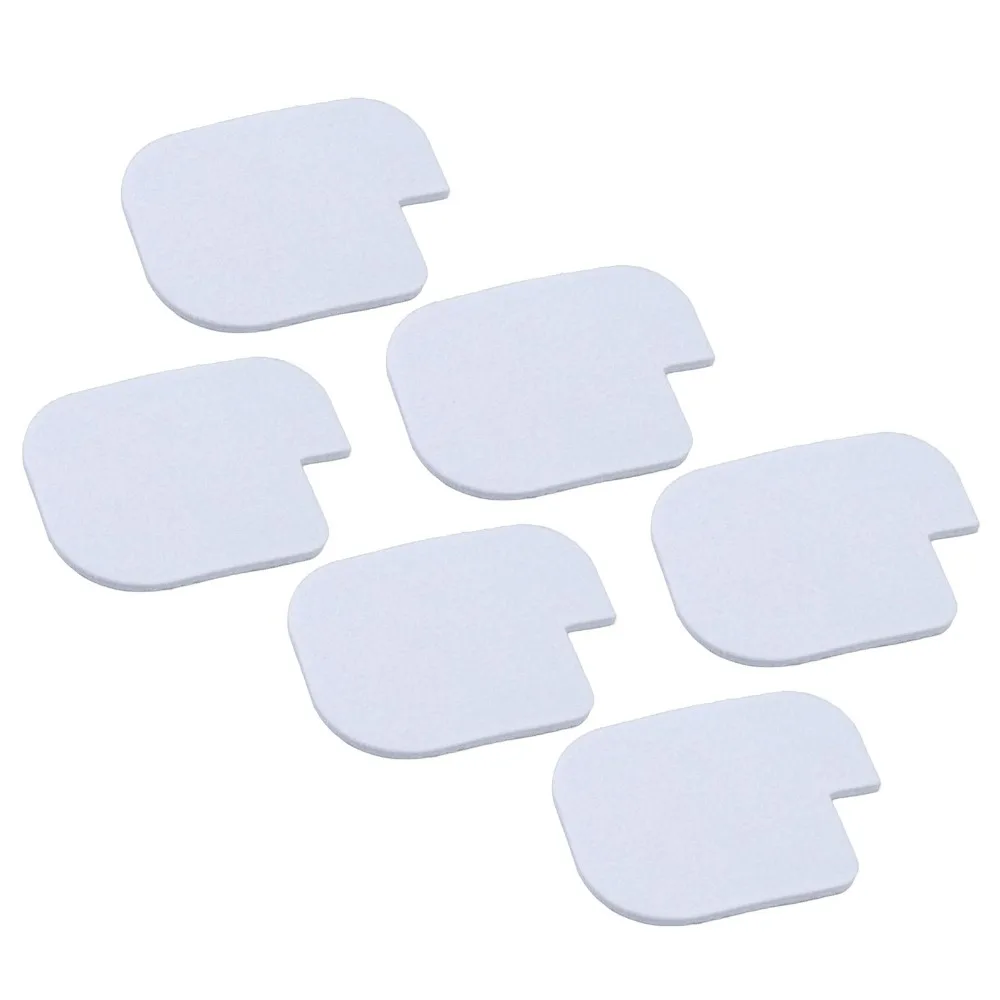 10PCS White Replacement Air Filter Easy Installation Compact Gas Chainsaw Filter for Poulan P3314 P3314WS P3314WSA P3416