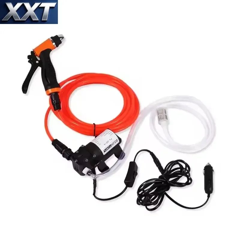 XXT 12V High Pressure Water Pump Car Wash Cleaner with Spray Hose Power