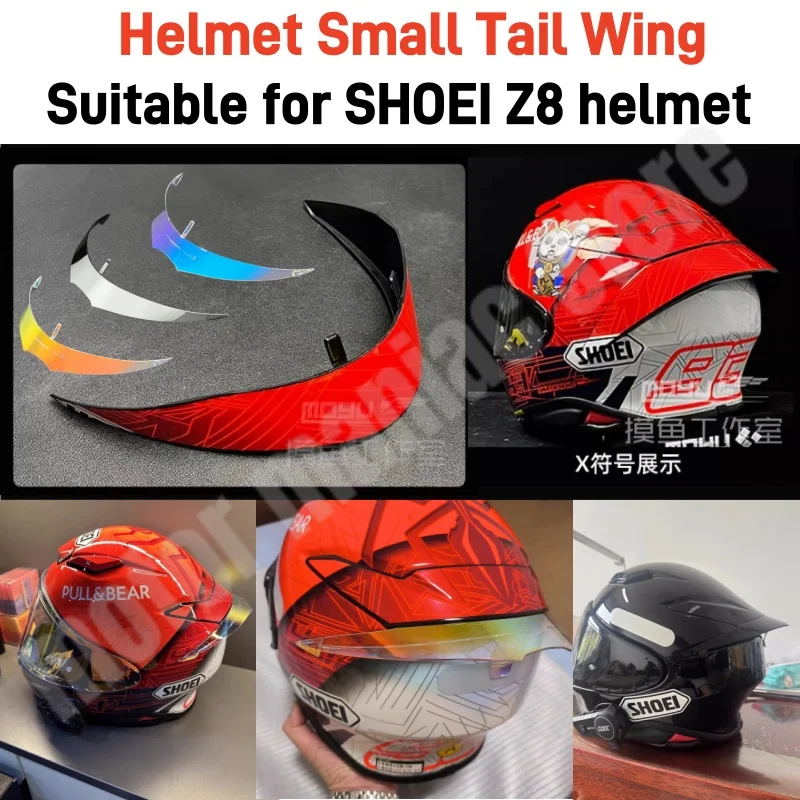 

Helmet Modification Accessories, Helmet Tail, Suitable for SHOEI Z8 Specialized Small Tail Competitive Helmet Turbulence Cover