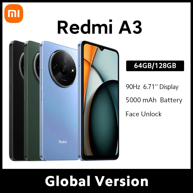 Global Version Xiaomi Redmi A3 Smartphone 6.71