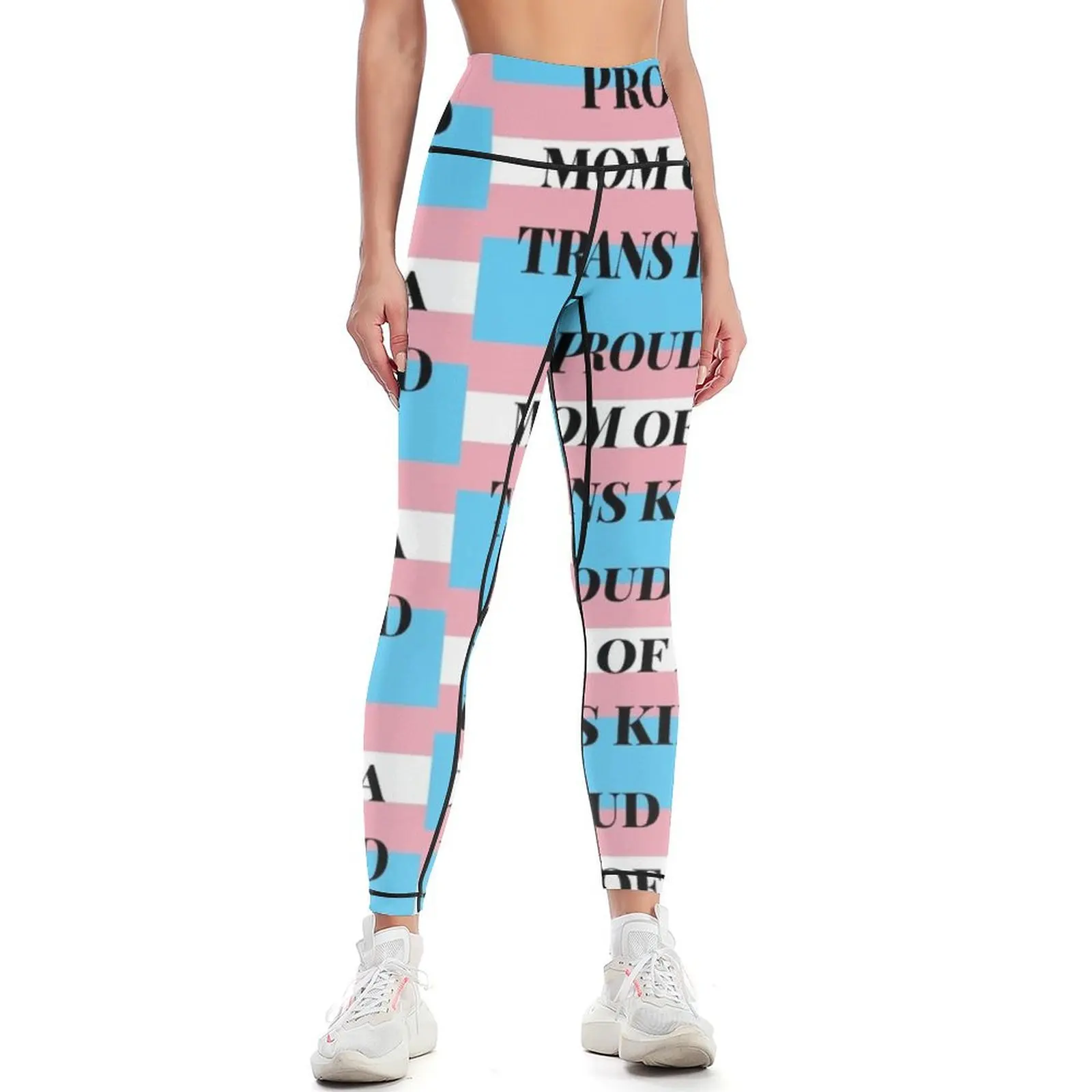 Proud mom of a trans kid Leggings sports for gym Female legging pants Womens Leggings