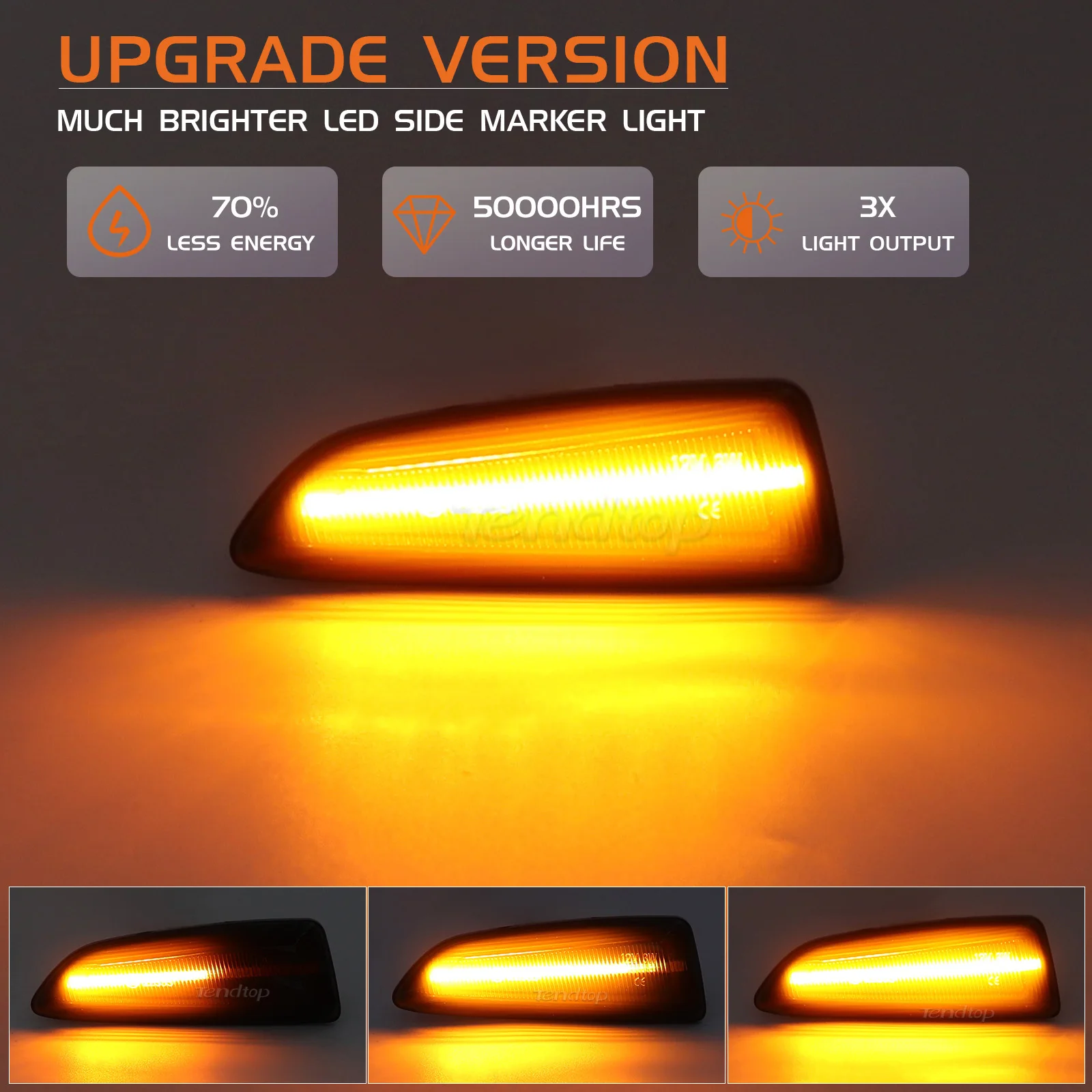 2 قطعة Led ديناميكية الجانب ماركر بدوره مصباح إشارة الوامض متسلسل لأوبل أسترا J K زافيرا C Insignia B Grandland X