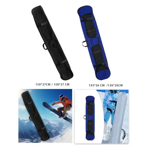 스노우보드 슬리브 커버 케이스, 스노우보드 보관 가방, 실용적인 보호 스노우보드 장비 파우치, 스키용 여행 가방