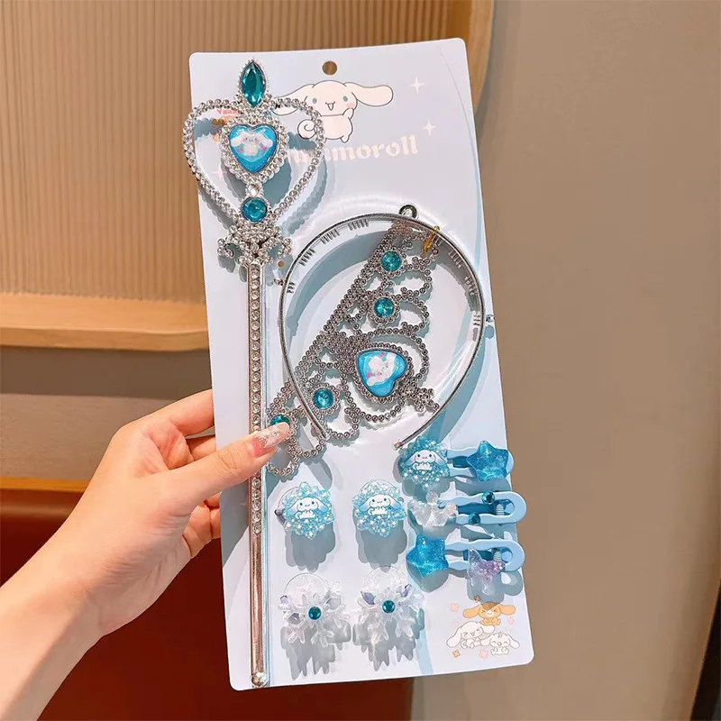 ชุดกิ๊บติดผมการ์ตูนซานริโอ้ คุโรมิ มายเมโลดี้ และ ซินนามอนโรล กิ๊บติดผมน่ารักหวานๆ ที่คาดผมมงกุฎ