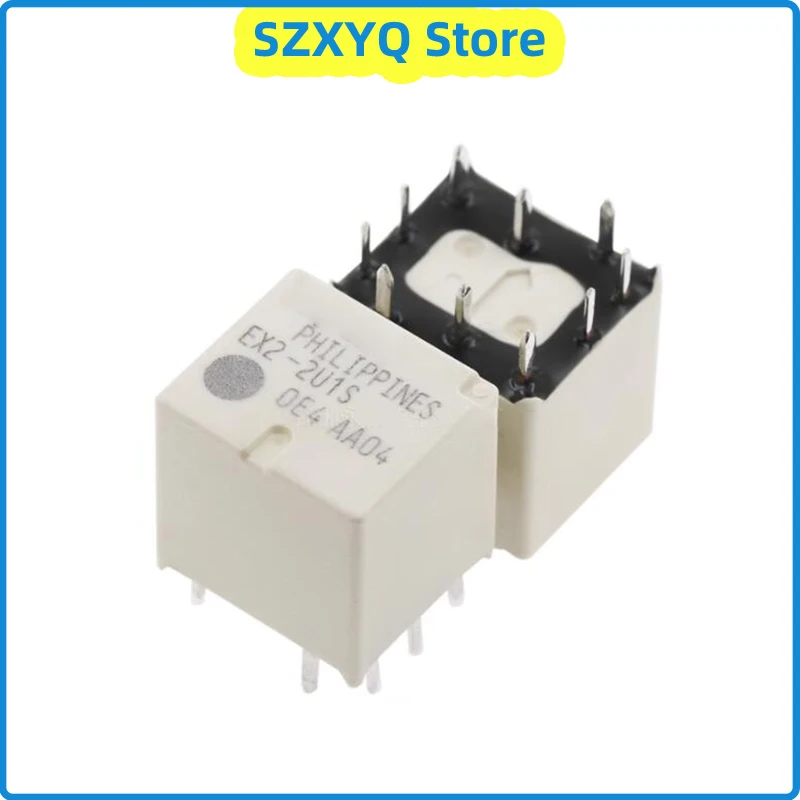 5 uds nuevo y original relé de automóvil EX2-2U1S 10Pin 25A 12V para relé de control central automotriz