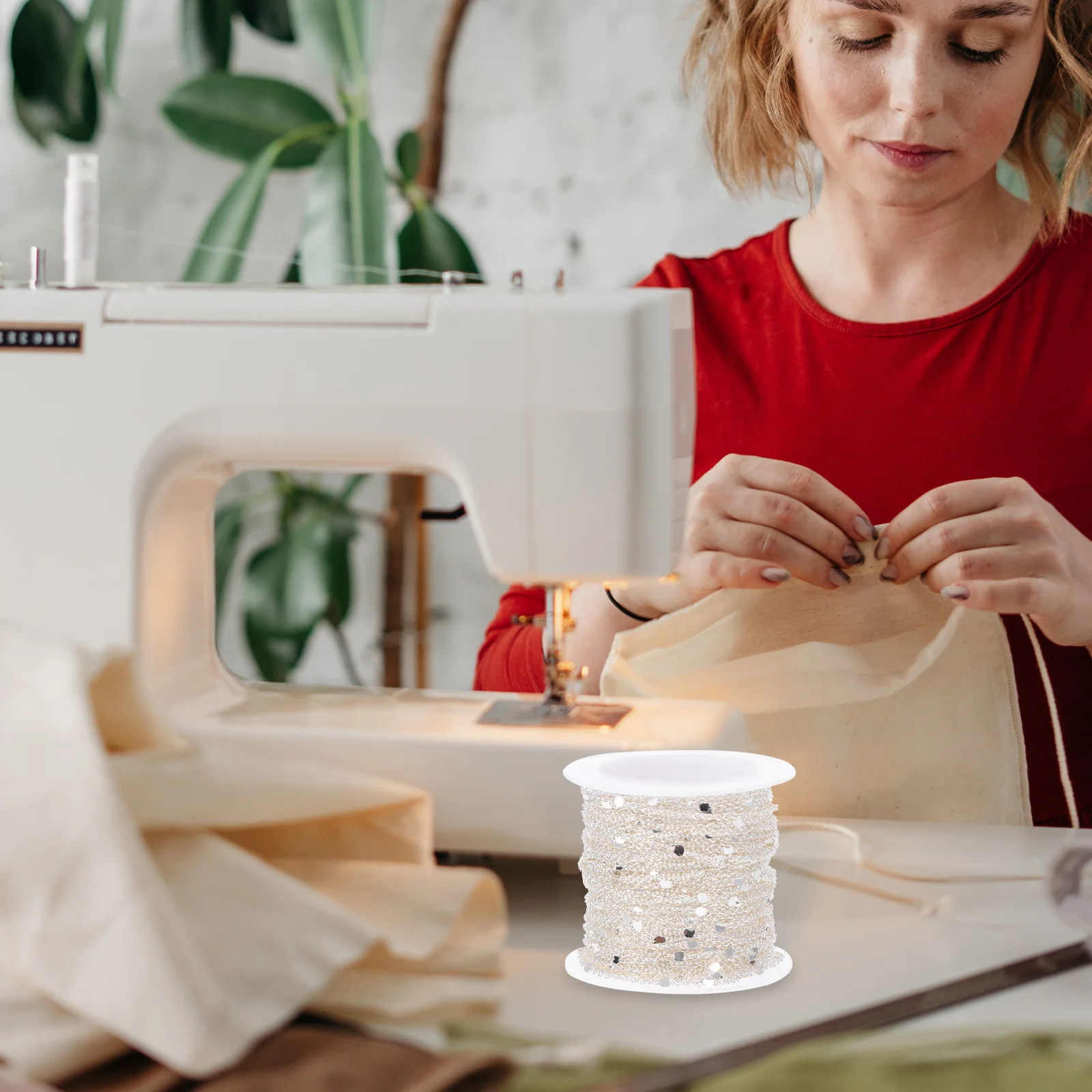 1 لفة ربط لصنع المجوهرات Diy بها بنفسك كابل سلسلة الروابط مادة النحاس عالية الجودة دائم السلس إنهاء النساء Diy بها بنفسك سلسلة الإمدادات