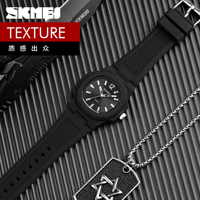 

SKMEI кварцевые наручные часы модные простые спортивные часы на открытом воздухе для мужчин и женщин повседневные часы мужские водонепроницаемые часы relogios masculinos