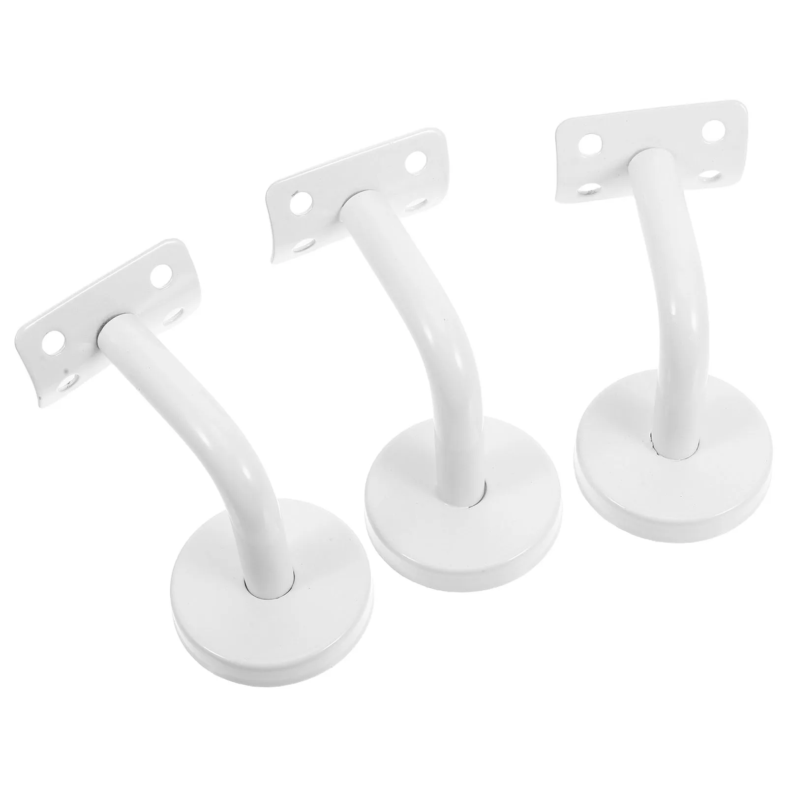 3 قطعة دعامة درابزين من الفولاذ المقاوم للصدأ تدعم الحائط دعامة درابزين متينة لممر الحمام ومكتب الصالة الرياضية